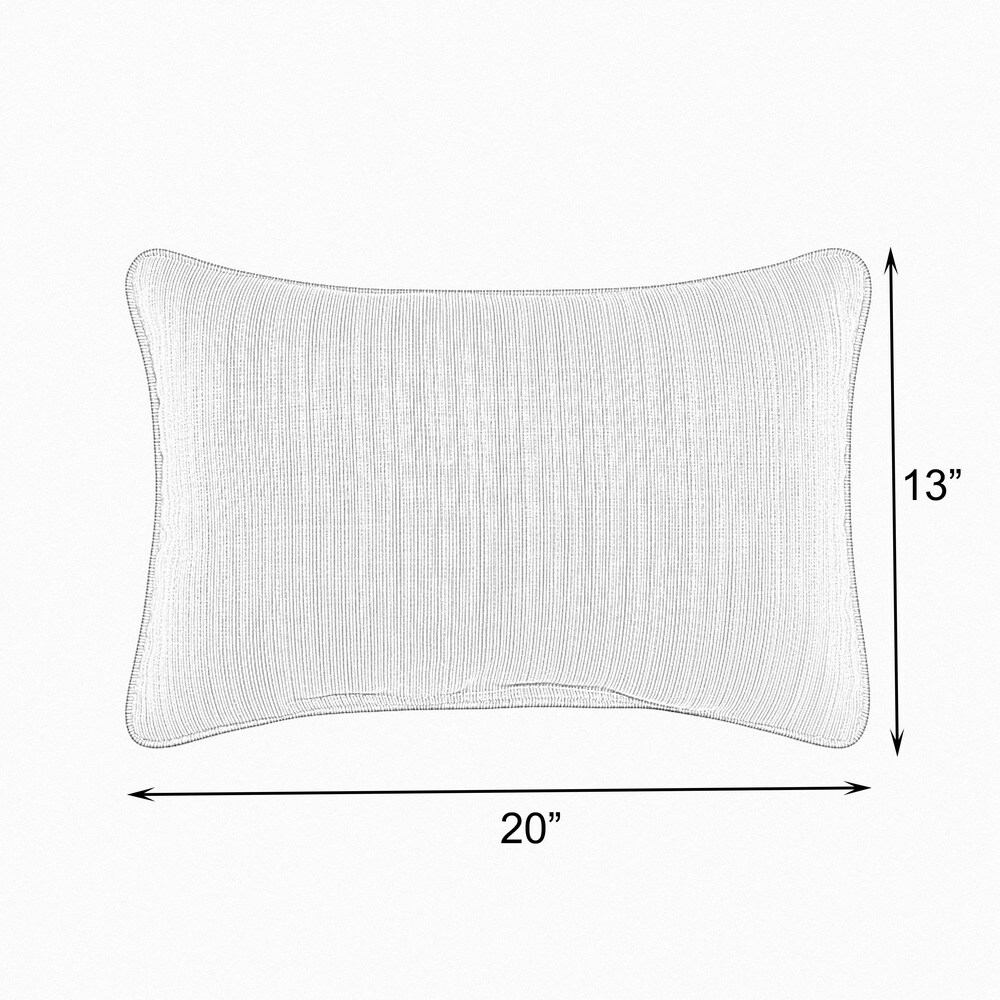 Sunbrella 20 x 13 Lumbar Pillow - Astoria Lagoon 