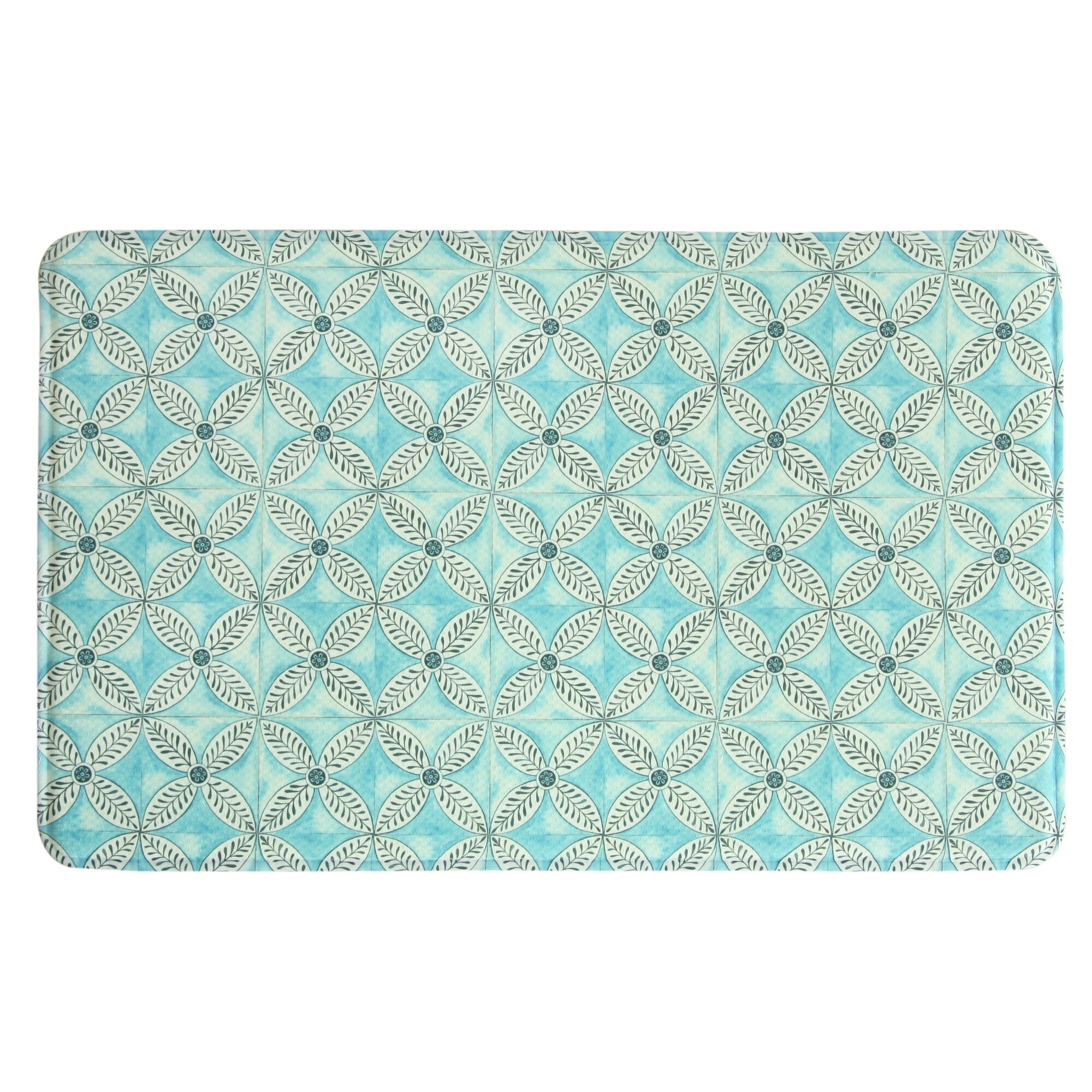 Printed Memory Foam Flora Kitchen Rug By Bacova 1 10 X 2 11