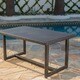 preview thumbnail 9 of 11, Santa Rosa Outdoor 59-inch Rectangle Wicker Dining Table by Christopher Knight Home - 28.00"H x 59.00"L x 34.00"D