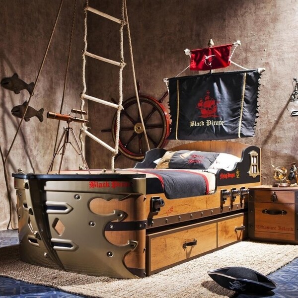 pirate twin bed