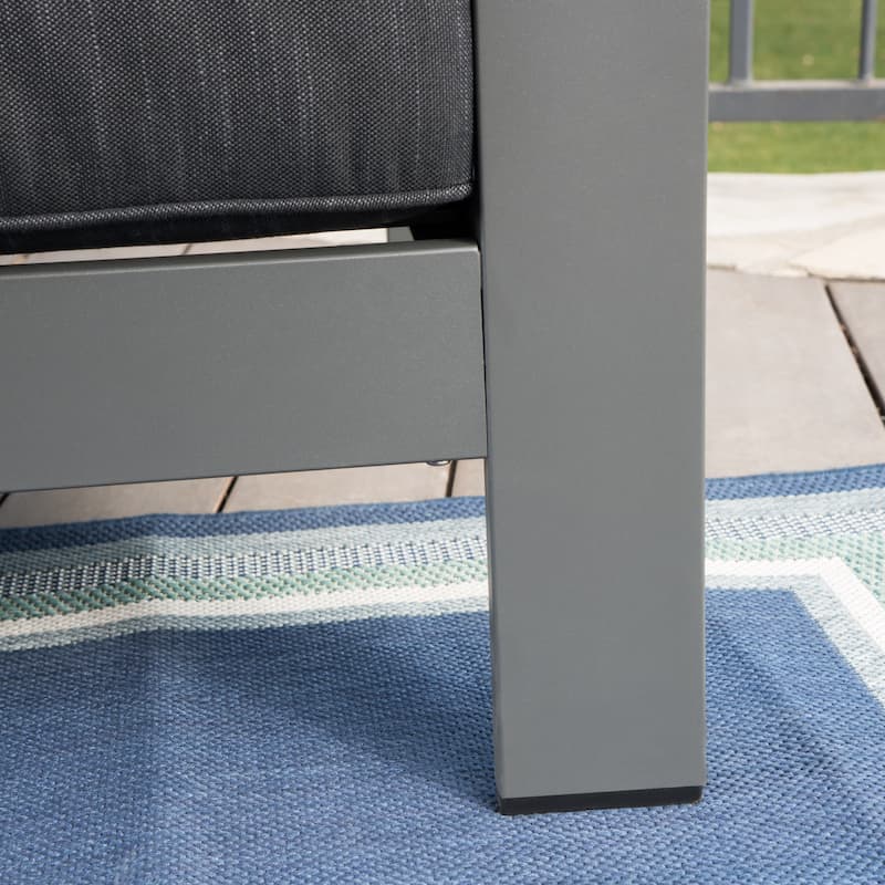 Cape Coral Outdoor Aluminum 2-piece Set with Cushions by Christopher Knight Home