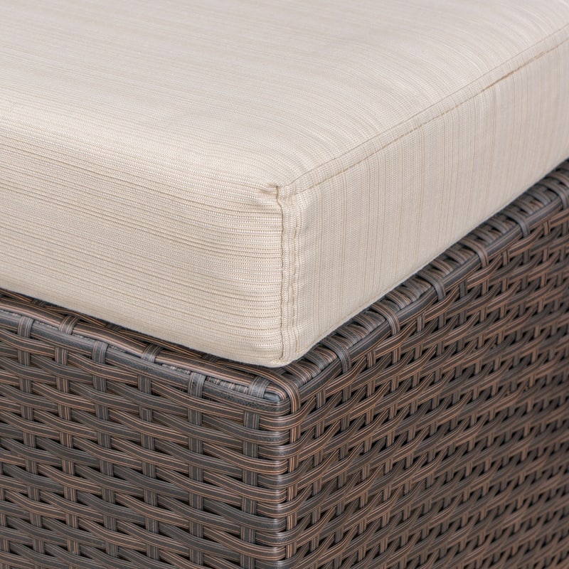 Christopher Knight Home Santa Rosa Outdoor Wicker Ottoman
