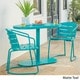 Santa Monica Outdoor 3-Piece Oval Bistro Chat Set by Christopher Knight Home - Thumbnail 3