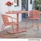 Santa Monica Outdoor 3-Piece Oval Bistro Chat Set by Christopher Knight Home - Thumbnail 2