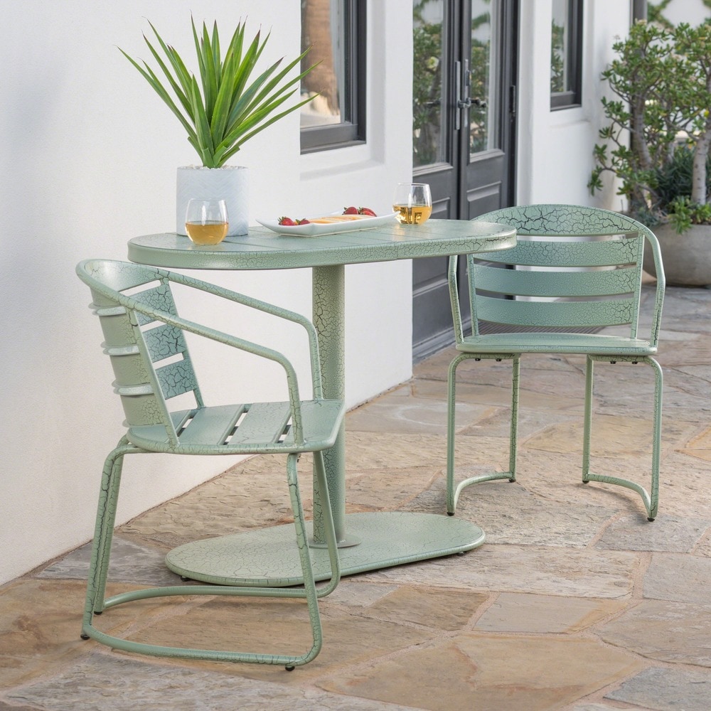 small outdoor bistro table set