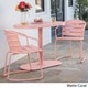Santa Monica Outdoor 3-Piece Oval Bistro Chat Set by Christopher Knight Home - Thumbnail 4