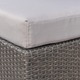 Santa Rosa Outdoor 16-inch Square Wicker Ottoman with Cushion (Set of 2) by Christopher Knight Home - Thumbnail 8