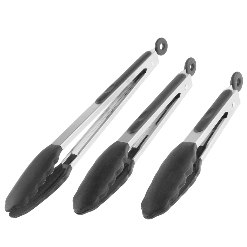 Classic Cuisine Stainless Steel Kitchen Tongs
