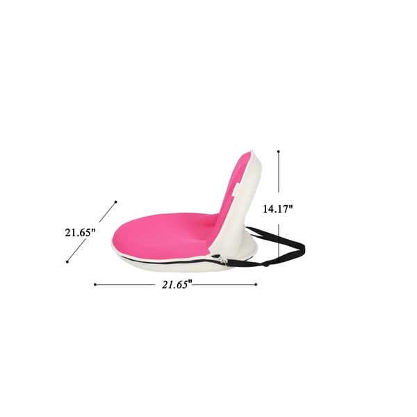 Loungie Quickchair Indoor/Outdoor Portable Foldable Mesh Floor Chair