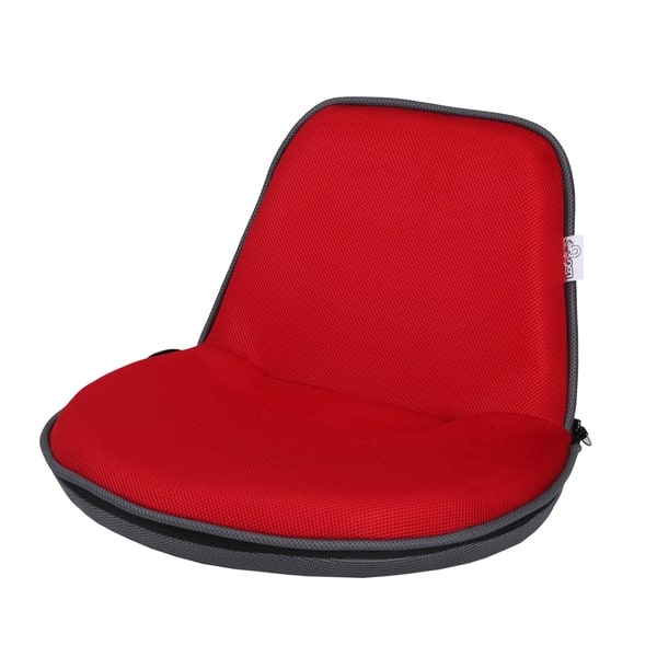 slide 8 of 54, Loungie Quickchair Indoor/Outdoor Portable Foldable Mesh Floor Chair Red/Grey