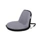 preview thumbnail 5 of 52, Loungie Quickchair Indoor/Outdoor Portable Foldable Mesh Floor Chair light grey/black