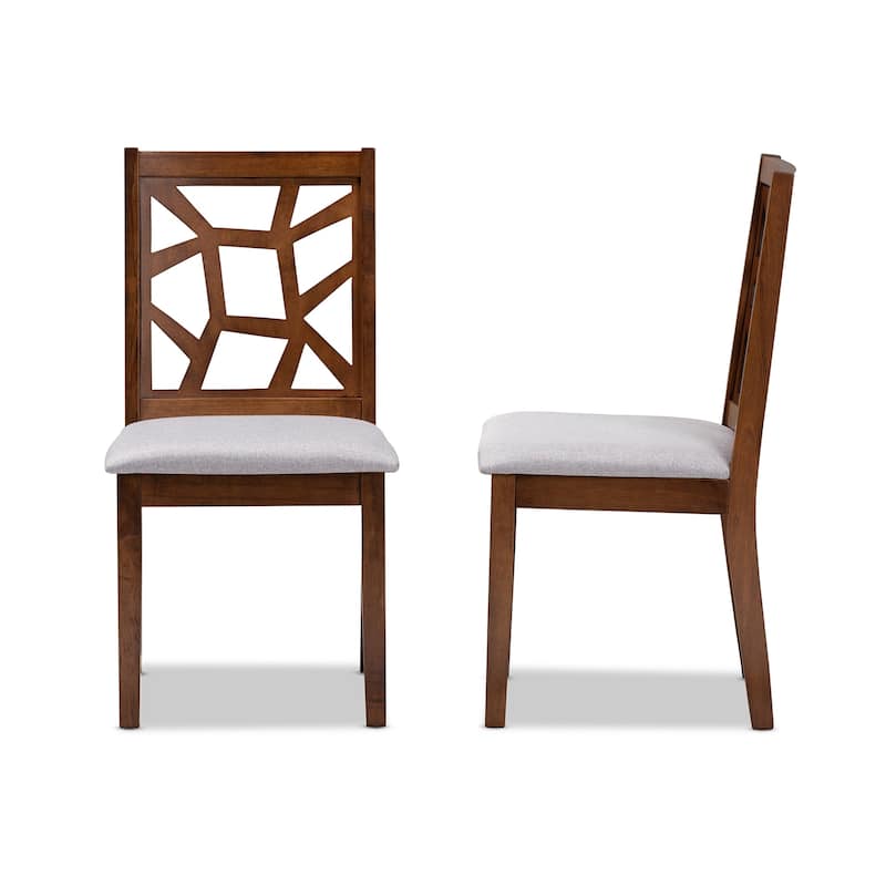 Carson Carrington Tohmo Fabric Dining Chair (Set of 2) - Grey