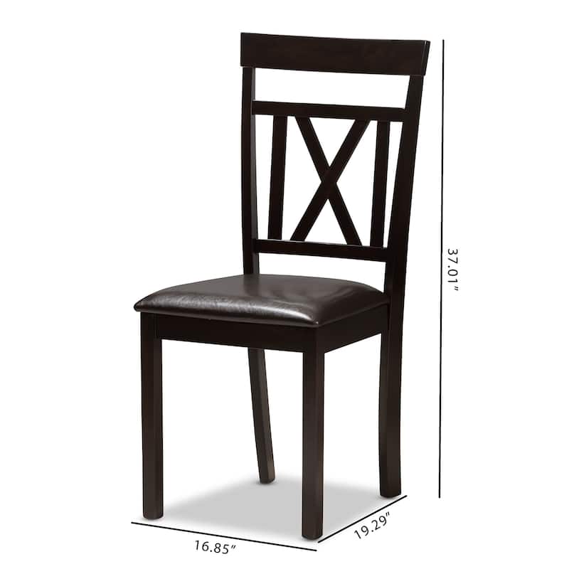 Copper Grove Echium Contemporary Dining Chair Set