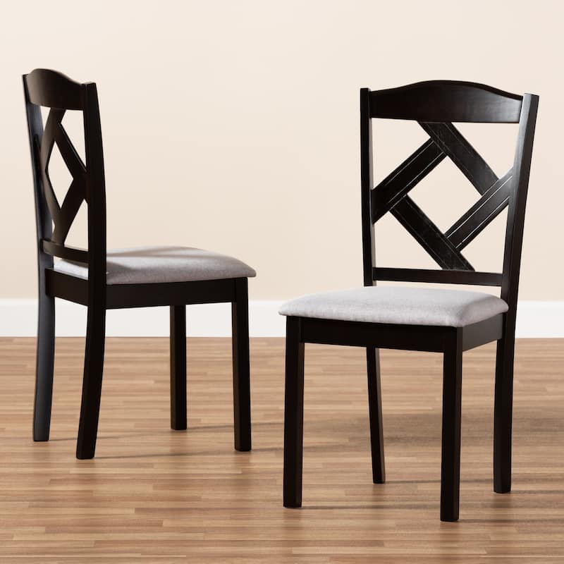Copper Grove Monongahela Contemporary Fabric Dining Chair Set