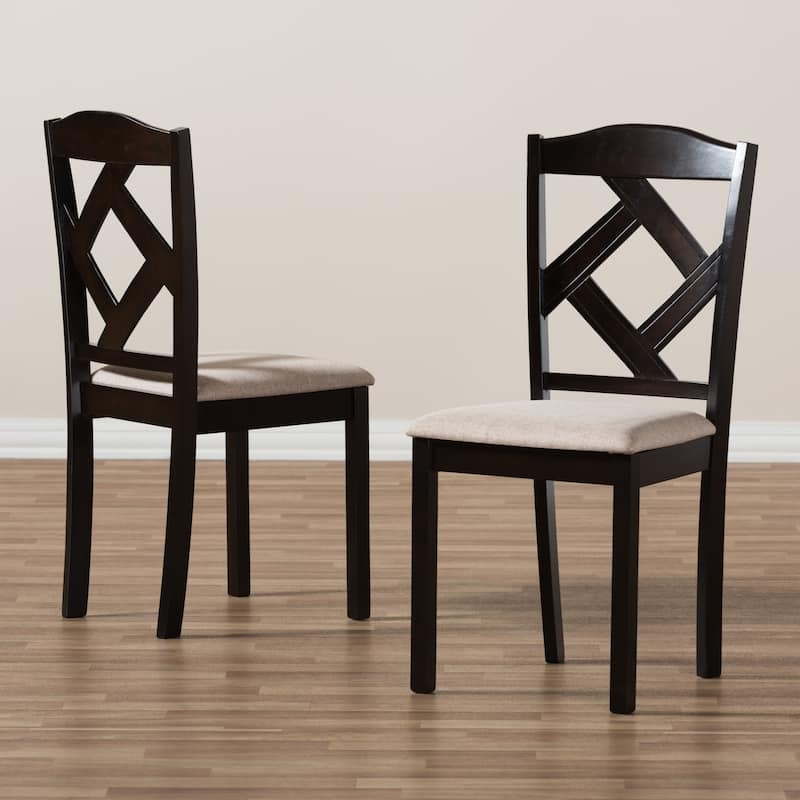 Copper Grove Monongahela Contemporary Fabric Dining Chair Set