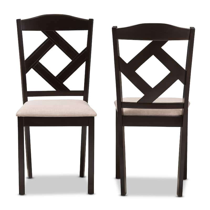 Copper Grove Monongahela Contemporary Fabric Dining Chair Set