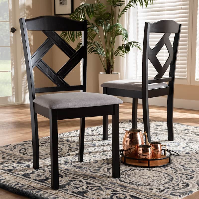 Copper Grove Monongahela Contemporary Fabric Dining Chair Set