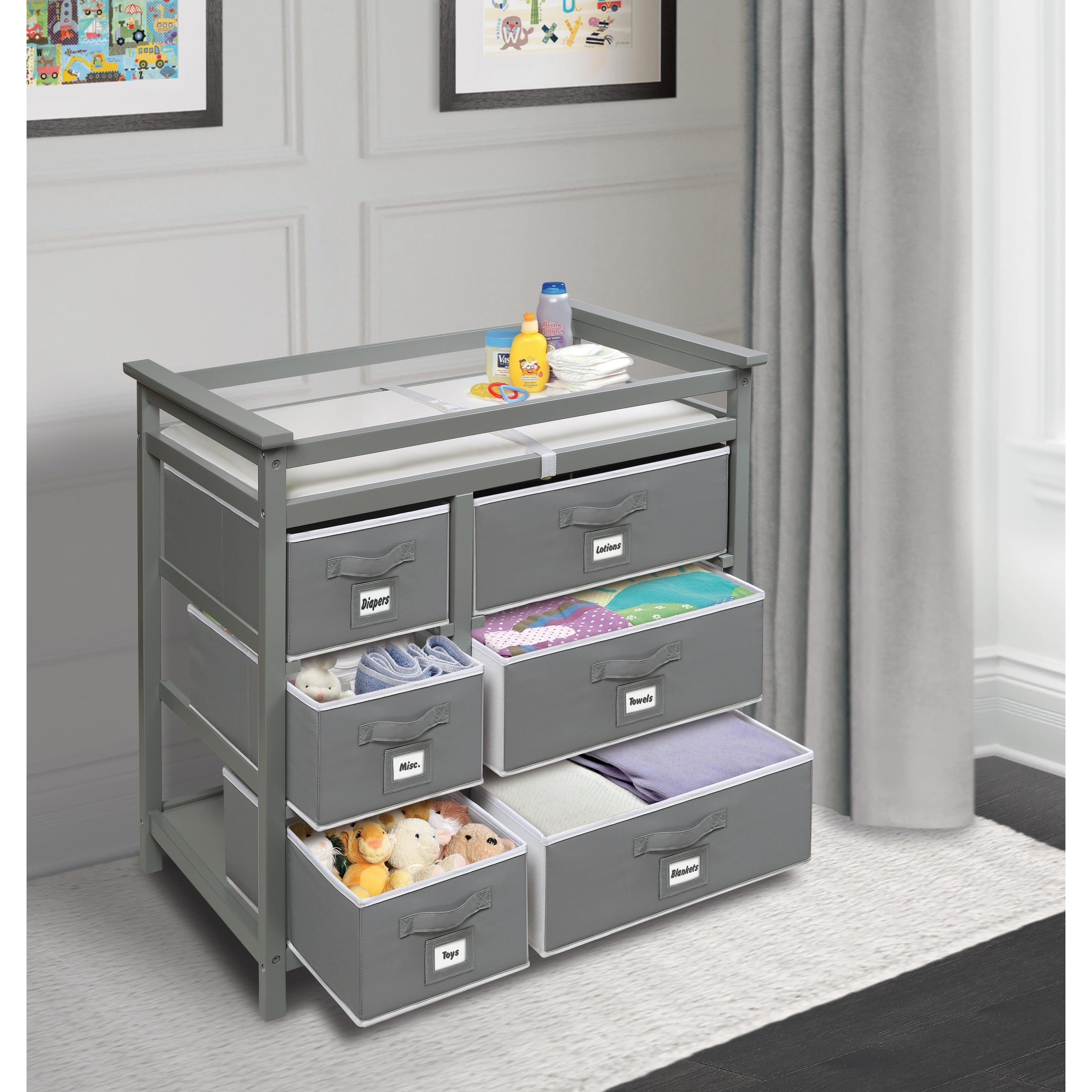 all modern changing table