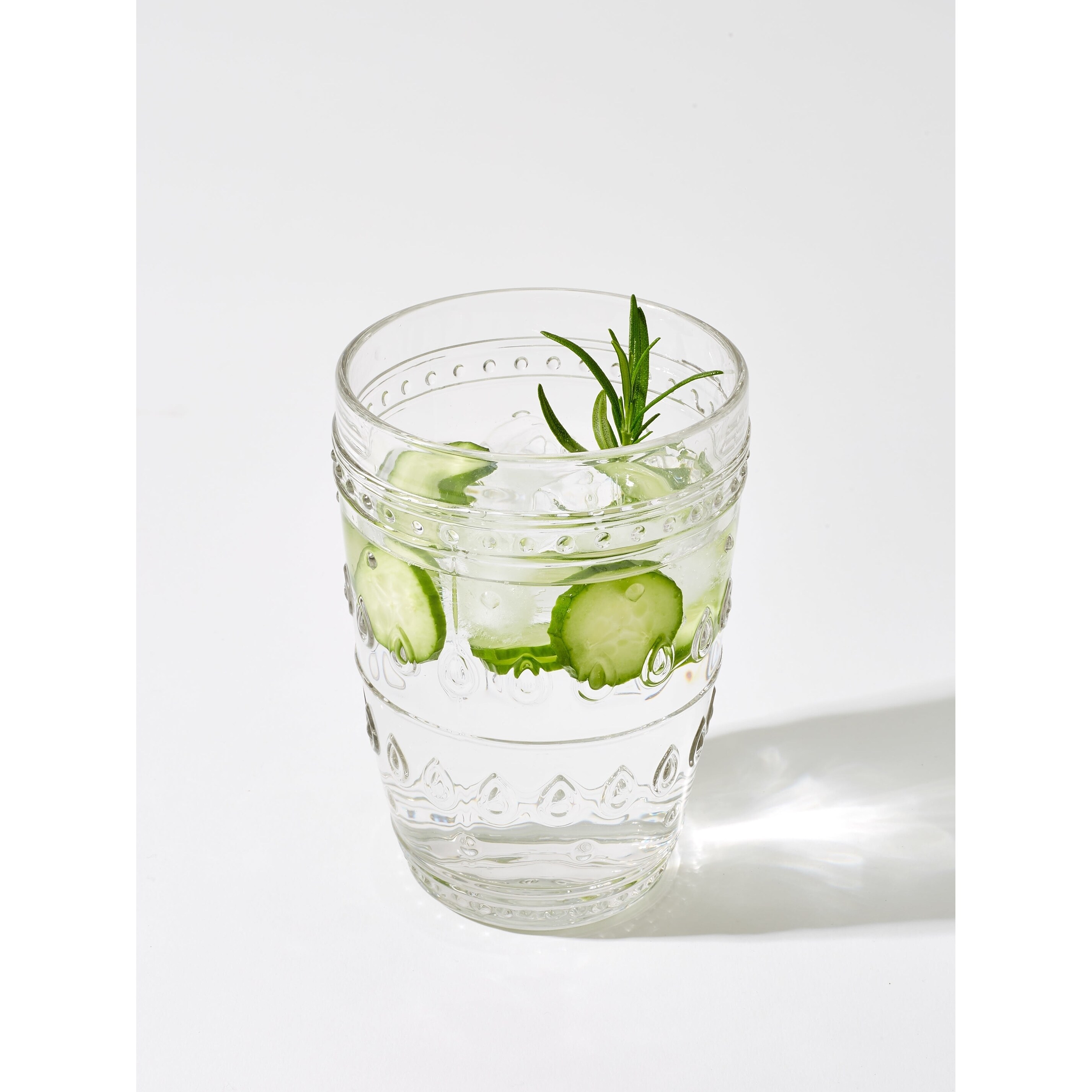Euro Ceramica Fez 14-ounce Highball Glasses (Set of 4)