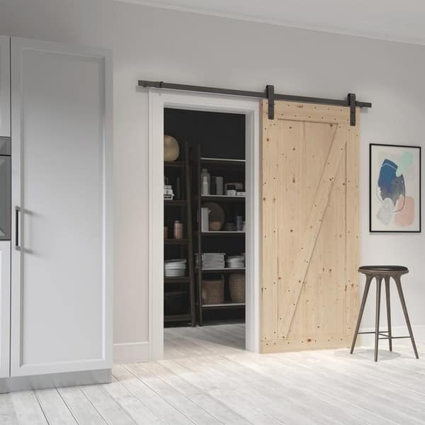 Shop Farm Style Sliding Door Unfinished With Sliding Door