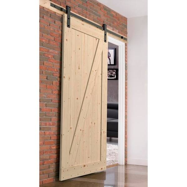 Shop Farm Style Sliding Door Unfinished With Sliding Door