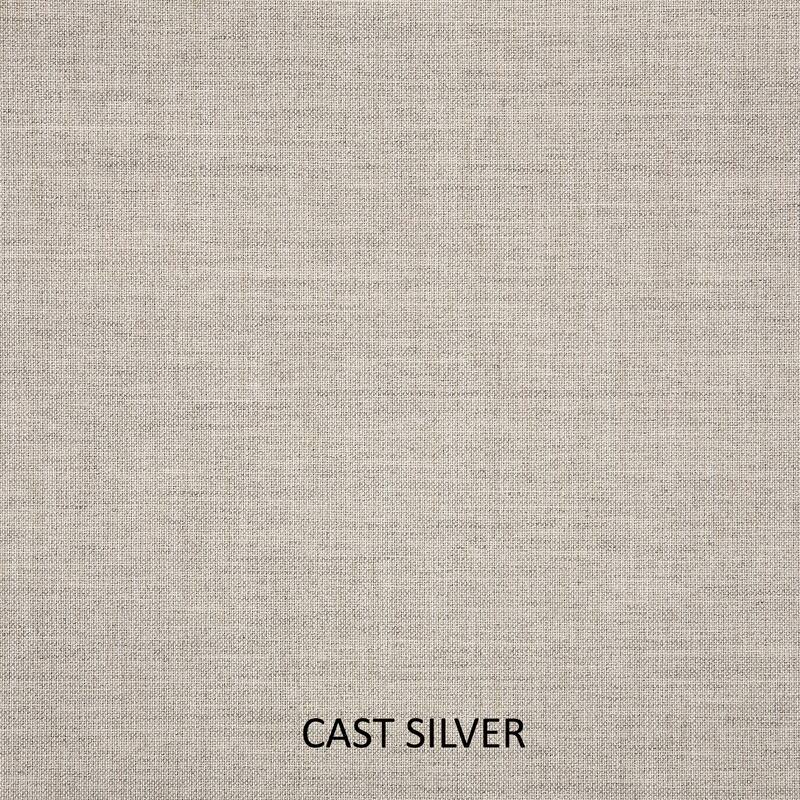 Humble + Haute Sunbrella Gateway Mist Stripe and Cast Silver Small Flange Indoor/ Outdoor Square Pillow, Set of 2