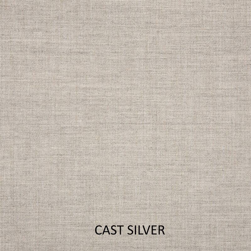 Humble + Haute Sunbrella Gateway Mist Stripe and Cast Silver Small Flange Indoor/ Outdoor Square Pillow, Set of 2