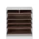 preview thumbnail 3 of 5, Tosh Contemporary Brown Rectangular 6-shelf Shoe Cabinet by Furniture of America