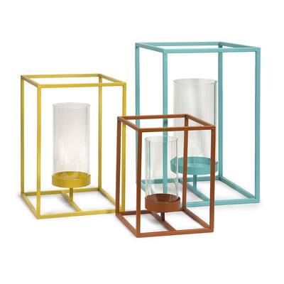Astounding Metal Candle Lantern - Set of 3