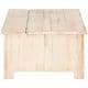 preview thumbnail 3 of 3, Scandinavian Living Marilyn Cream Wood Distressed Rectangular Trunk Table