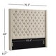preview thumbnail 17 of 18, Naples Button-tufted Wingback Headboard only by iNSPIRE Q Artisan