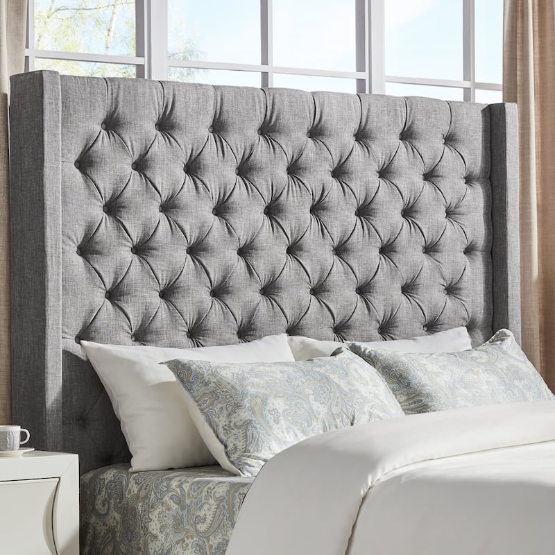 Naples Button-tufted Wingback Headboard only by iNSPIRE Q Artisan