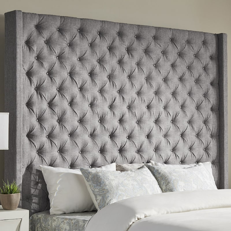 Naples Button-tufted Wingback Headboard only by iNSPIRE Q Artisan