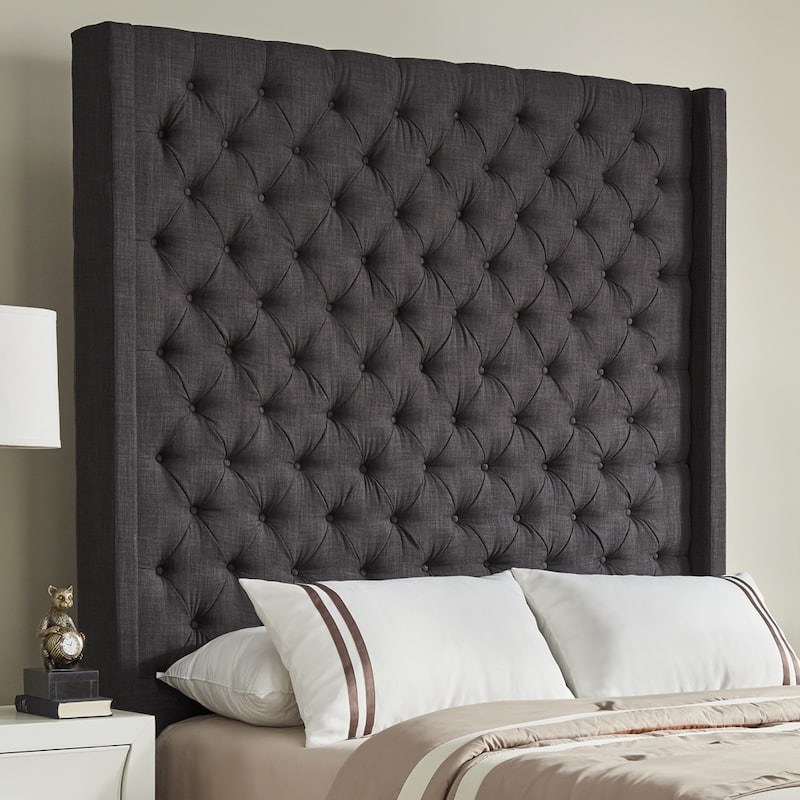 Naples Button-tufted Wingback Headboard only by iNSPIRE Q Artisan