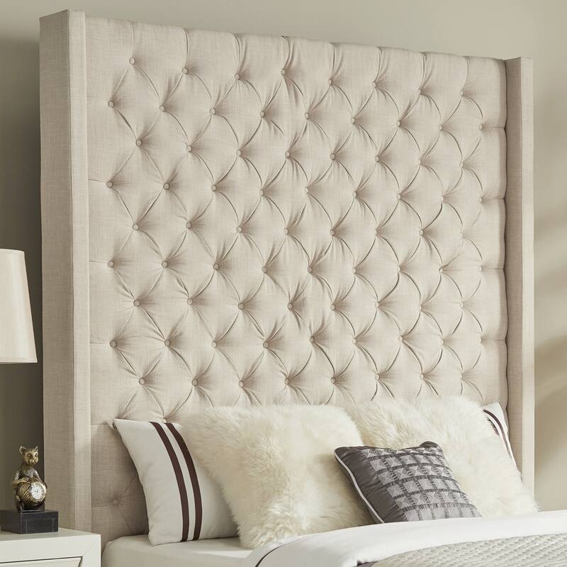 Naples Button-tufted Wingback Headboard only by iNSPIRE Q Artisan
