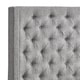 preview thumbnail 5 of 15, Naples Wingback Button Tufted Tall Headboard Bed by iNSPIRE Q Artisan