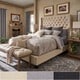 preview thumbnail 1 of 15, Naples Wingback Button Tufted Tall Headboard Bed by iNSPIRE Q Artisan