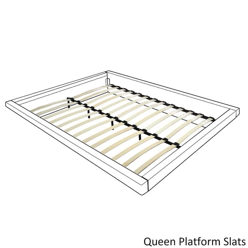 Naples Wingback Button Tufted 84-inch Headboard Platform Bed by iNSPIRE Q Artisan