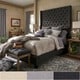 preview thumbnail 1 of 13, Naples Wingback Button Tufted High Headboard Bed by iNSPIRE Q Artisan