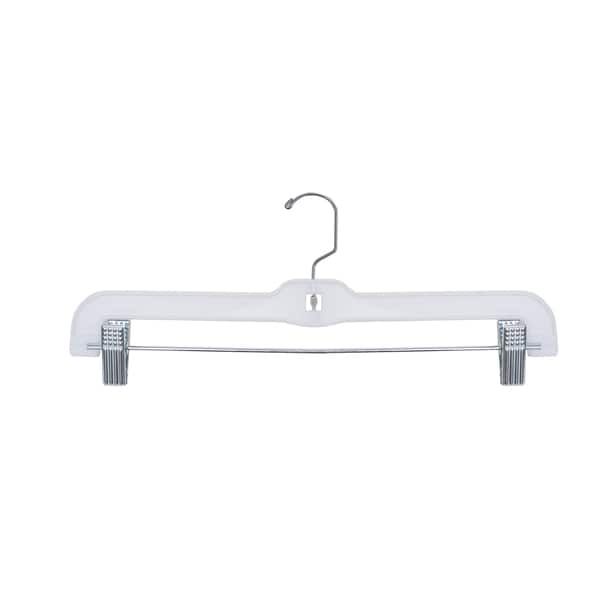 White Wooden Top Hangers - 17 (100pcs)