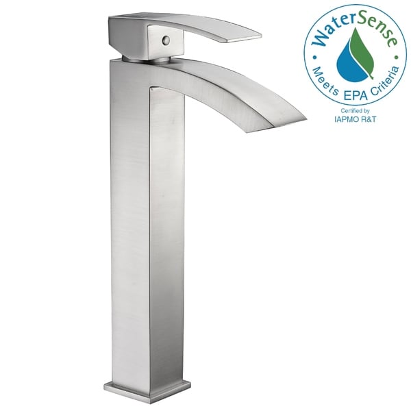 ANZZI Tutti Single Hole Single-Handle Bathroom Faucet in Brushed Nickel. Opens flyout.