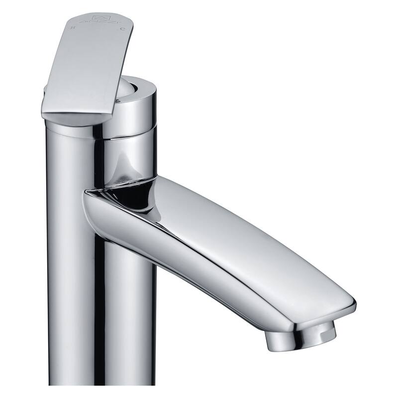 ANZZI Fifth Single Hole Single-Handle Bathroom Faucet in Polished Chrome