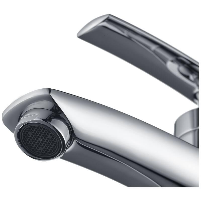 ANZZI Fifth Single Hole Single-Handle Bathroom Faucet in Polished Chrome