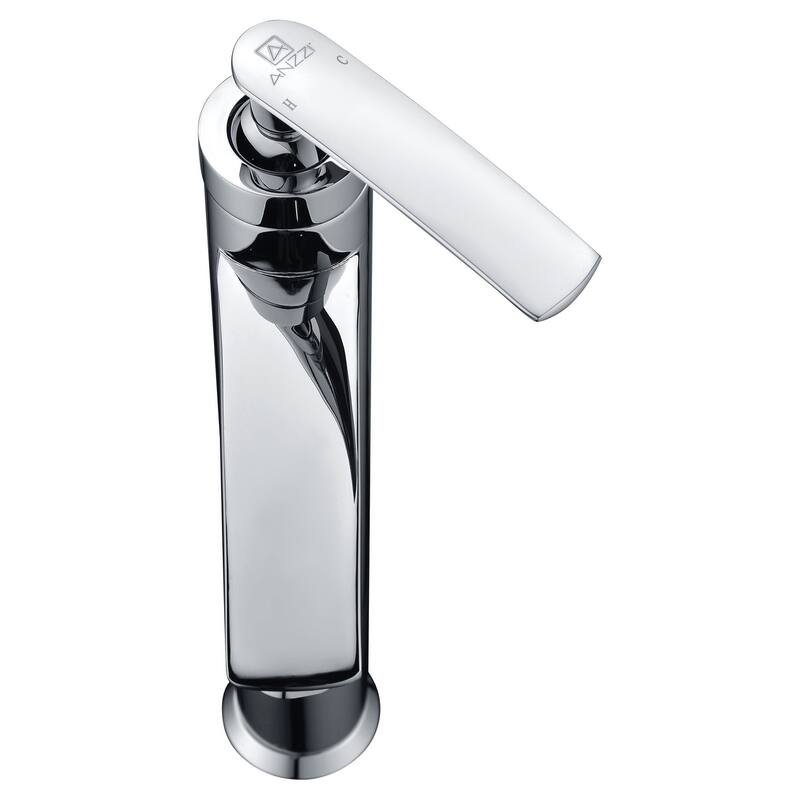 ANZZI Fifth Single Hole Single-Handle Bathroom Faucet in Polished Chrome