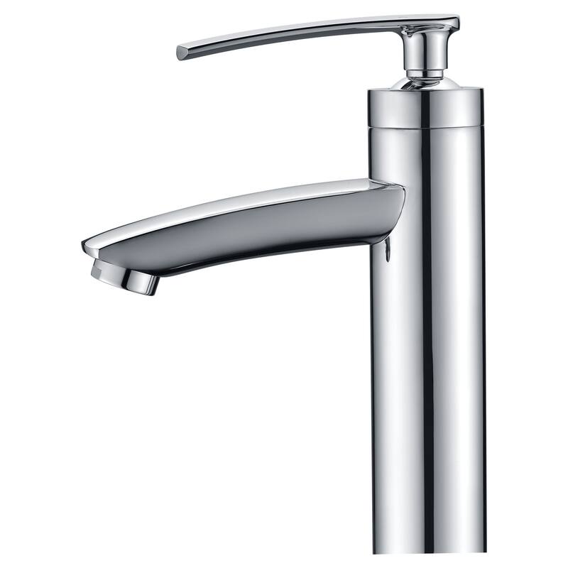 ANZZI Fifth Single Hole Single-Handle Bathroom Faucet in Polished Chrome