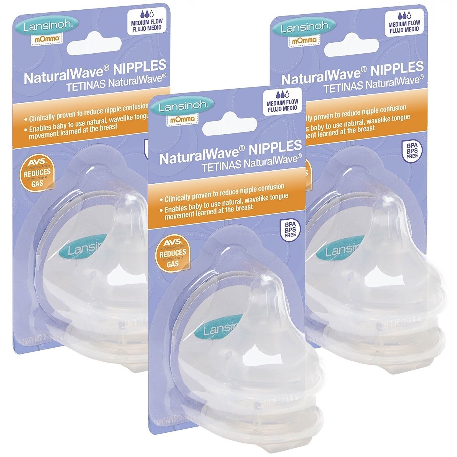 lansinoh medium flow nipples
