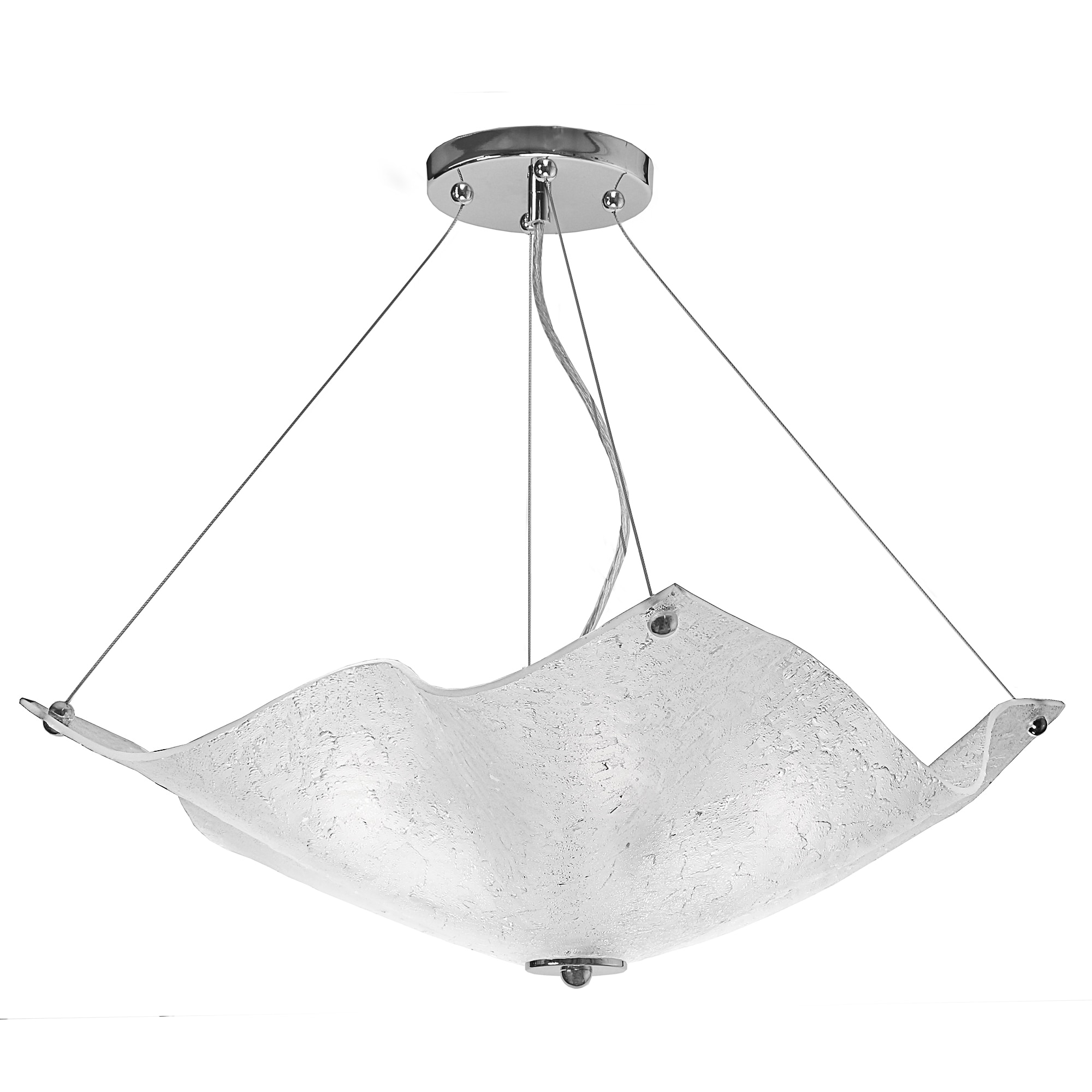 Van Teal Paradise Chrome Finish Glass Chandelier (Van Teal 712850 Paradise Chandelier) - Chandeliers For Bedrooms by Overstock.com