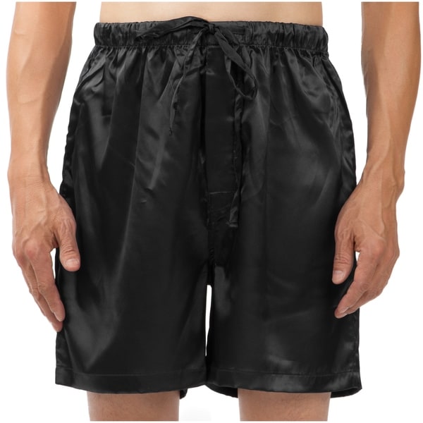 satin pajama shorts