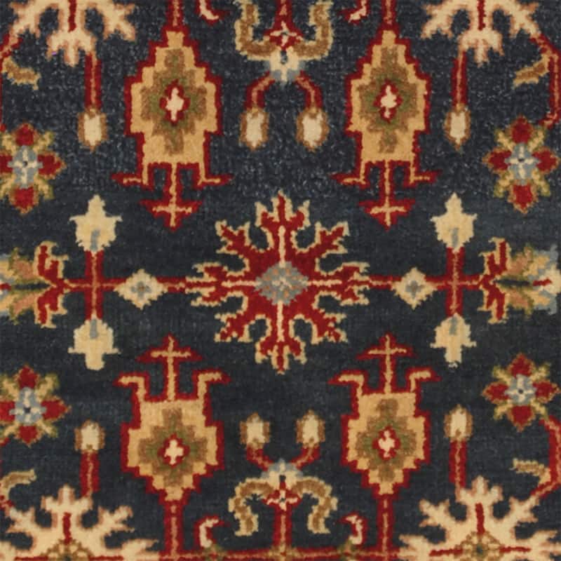 Handmade Kazak Wool Rug (India) - 3' x 5'