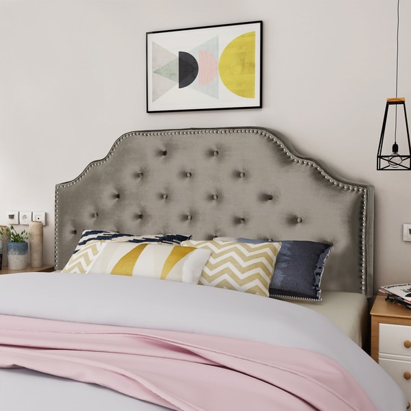 Silas Glam Velvet Full/Queen Headboard by Christopher Knight Home. Opens flyout.